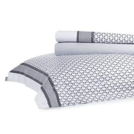 Jogo de cama queen Buddemeyer Confort Reno Grafite 240x250cm 4 peas