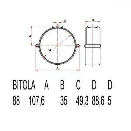 Abraadeira circular Aquapluv Style branco Tigre 32048854