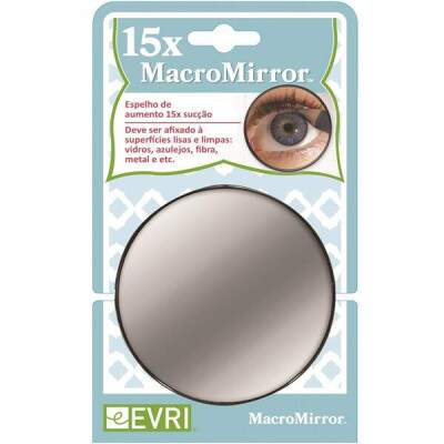 Espelho de aumento 15X succo 8,5cm Evriholder MacroMirror