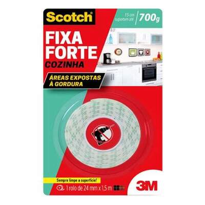 Fixa forte Cozinha/reas expostas  gordura 24mmx1,5m 3M HB004522957