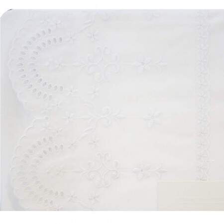 Jogo de cama casal Buddemeyer Luna Branco 220x280cm 4 peas