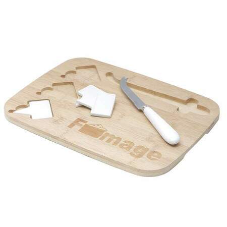 Conjunto Bambu para queijo 5 peas Lyor 6583