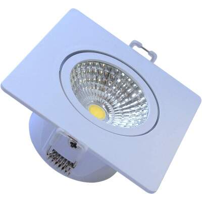 Spot Led Supimpa quadrado amarelo 5W 3000k