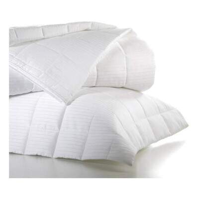 Kit colcha queen Buddemeyer Damask Stripes branco 260x250cm 3ps