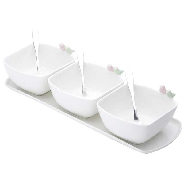 d.b. Pétillant Weiss LEDE DD様セット Conjunto Petisqueira Wolff Birds Colors 7 peças 17398