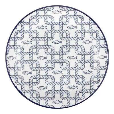 Prato sobremesa Oxford Floreal Nutico 20cm