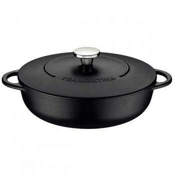 Fritadeira ferro esmaltado 28cm 4,1L Trento Tramontina
