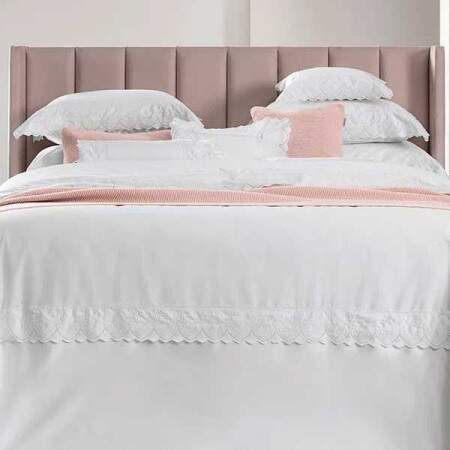 Almofada Rolinho Trussardi Ducale Branco 600 Fios
