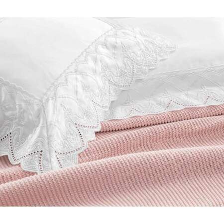 Jogo de Cama King Trussardi Ducale 600 Fios Branco