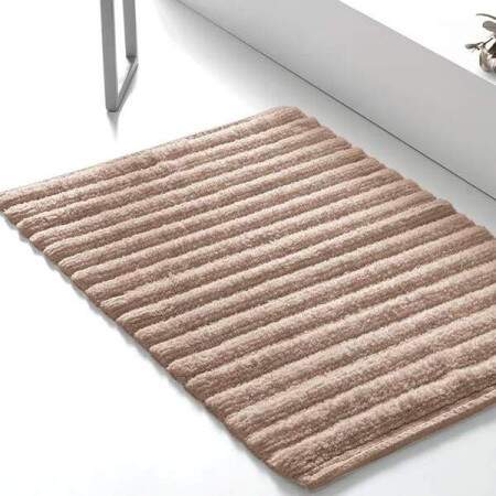 Toalha de Piso Antiderrapante Trussardi Milani Branco 60x120cm