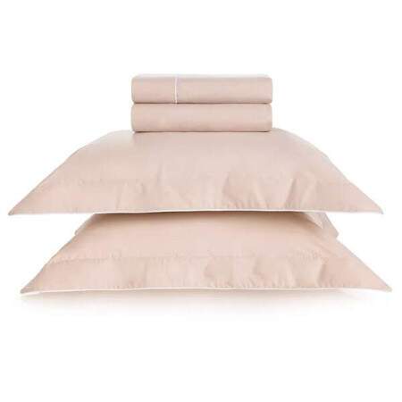 Jogo Cama Casal Trussardi Filetti Avena 200 Fios 4 peas