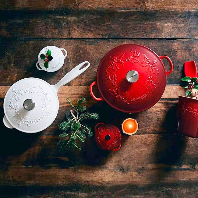 Panela Marmita Traditional Holly Vermelho Le Creuset 26cm