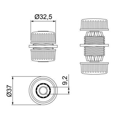 Unio Reparadora Ref.6 Garden Lorenzetti