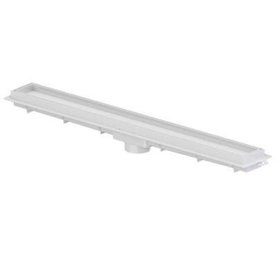 Ralo Linear Invisvel 90cm Branco Tigre