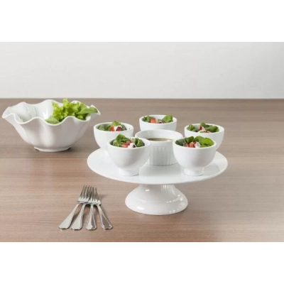Saladeira Flower Haus Concept 34cm branca