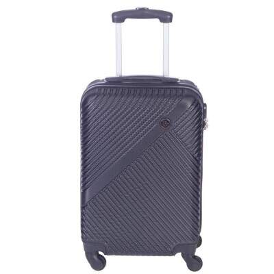 Mala de bordo Sestini ABS com rodas 360 Travel One To Cross Preto