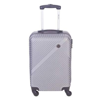 Mala de bordo Sestini ABS com rodas 360 Travel One To Cross Prata