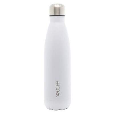 Garrafa trmica inox parede dupla Wolff Ice branca 500ml
