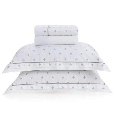 Jogo de cama King Trussardi Firenze 300 Fios 100% Algodo Egpcio