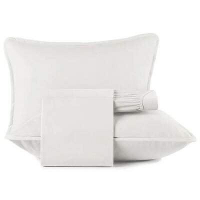 Jogo de Cama Casal Altenburg Malha Fio Penteado Debrum Branco 4 peas 