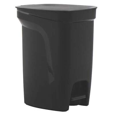 Lixeira Tramontina Compact Pedal 10L PP Preto