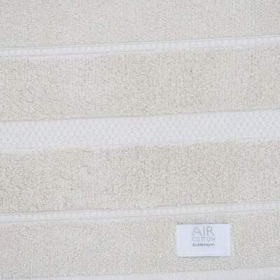 Toalha de Banho Buddemeyer Vision Dual Air Cotton Bege 77cm x 140cm.