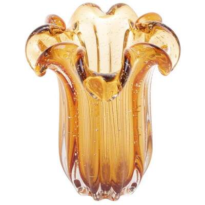 Vaso de Vidro Wolff Italy 19cm x 24cm mbar