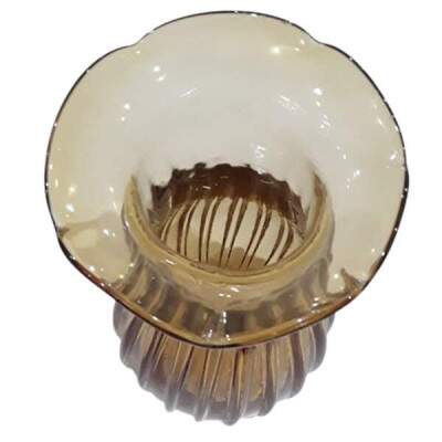 Vaso de Vidro mbar Adely Decor 13cm x 24cm.