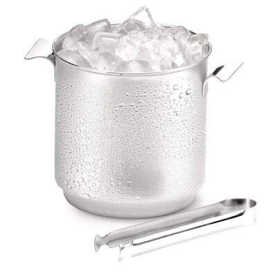 Balde para Gelo Metalrgica Forma Bartender com Pina 1.3L