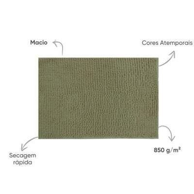 Tapete Antiderrapante Appel Home Popcorn 40cm x 60cm Deck