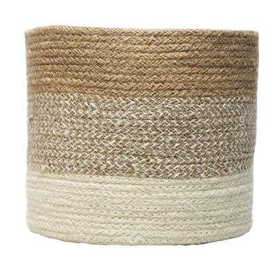 Cesto Organizador de Fibra Natural Degrad Wolff 22cm x 20cm.