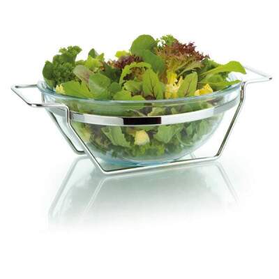 Saladeira redonda Forma Inox Andrea 2738 3L. 23,5cm.