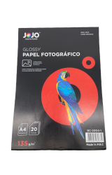 Papel Fotogrfico Glossy 135gr - A4 c/ 20 folhas