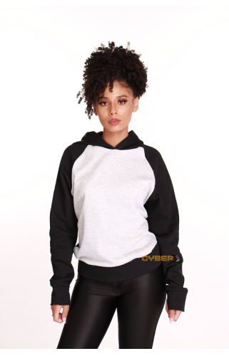 black raglan moletom com capuz