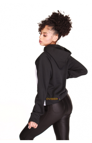 gymshark black moletom com capuz
