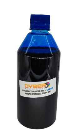 Tinta Corante para Epson - 500ml cor Cyan - (ciano) - Tinta Fotogrfica Inktec de Altssima Qualidade P/ bulk Ink e cartuchos recarregveis.