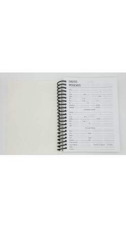 Agenda Datada com Capa Pet e Marca Pginas 14x19 cm para Sublimao