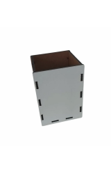 Porta Lapis 5x5x12 3mm Mdf Resinado
