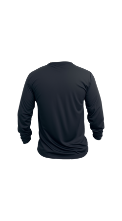 Camiseta Dry Fit Manga Longa Preta