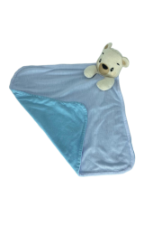 Naninha para Bebe Ursinho Azul 30x30 