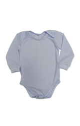 Body para Bebes, Manga Longa - Malha 100% Poliester - Gramatura 170, Antipiling