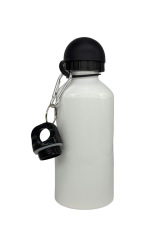 Squeeze em Alumnio Branco 500ml com 2 Tampas - Praticidade e Estilo para Hidratao