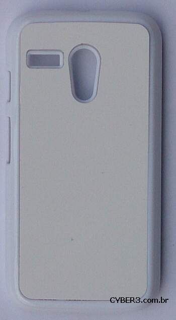 Capa para Celular Branca para Sublimação em prensa plana - Modelo Motorola  Moto G (case) - CYBER3 Suprimentos