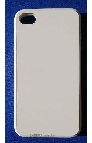Capa para Celular Branca para Sublimação em prensa plana - Modelo Iphone  4/4s (case) - CYBER3 Suprimentos