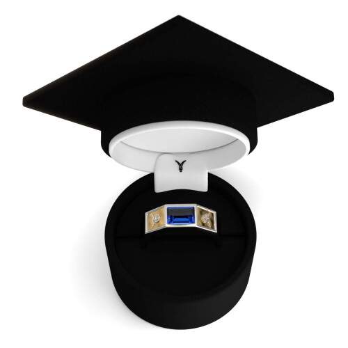 Anel de Formatura em Prata 925 - Neuropsicopedagogia - Atlas
