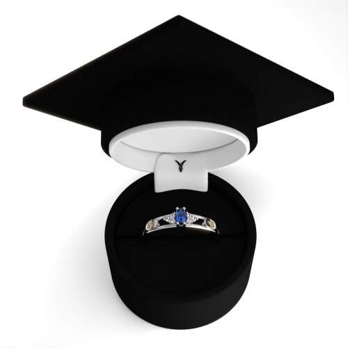 Anel de Formatura em Prata 925 - Design de Produto - Navete