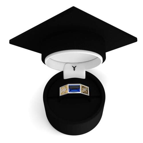 Anel de Formatura em Prata 925 - Tcnico em Eletrotcnica - Atlas