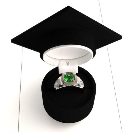 Anel de Formatura em Prata 925 - Enfermagem - Mimir