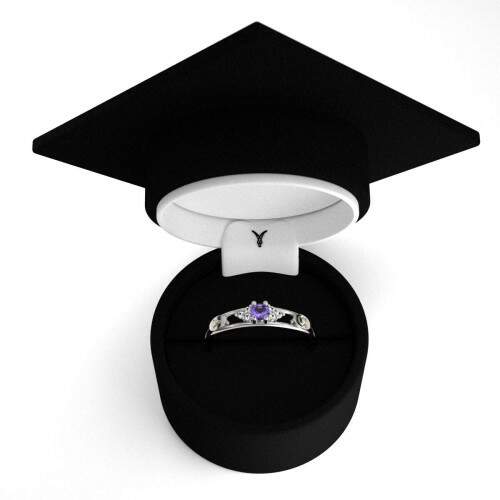Anel de Formatura em Prata 925 - Teologia - Redondo