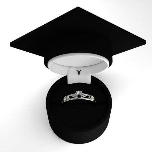 Anel de Formatura em Prata 925 - Veterinria - Orvlia